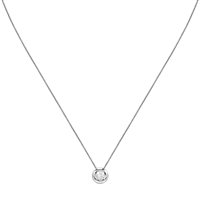 Collana Live Diamond Donna in Oro bianco Diamante 0.10 Ct LD01008 - LD01008